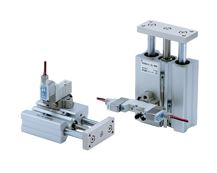 กระบอกลมแบบวาล์วเม้าส์ Valve Mounted Guide Cylinder MVGQ SMC